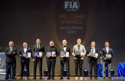 Prizegiving 61 FIA European Hill-Climb Championship