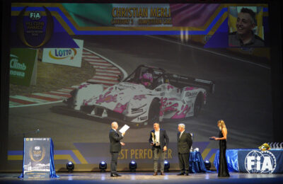 Prizegiving 71 FIA European Hill-Climb Championship